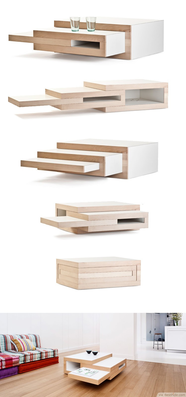 Our coffee tables are functional and can complement current colours in a room. 30 Unique Coffee Tables Cool Design Ideas For Unusual Living Rooms Bestpickr