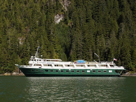 Un-Cruise Adventures' 60-passenger Wilderness Adventurer.