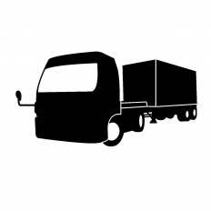 美しい花の画像 最高かつ最も包括的なシルエット 大型 トラック トラック イラスト
