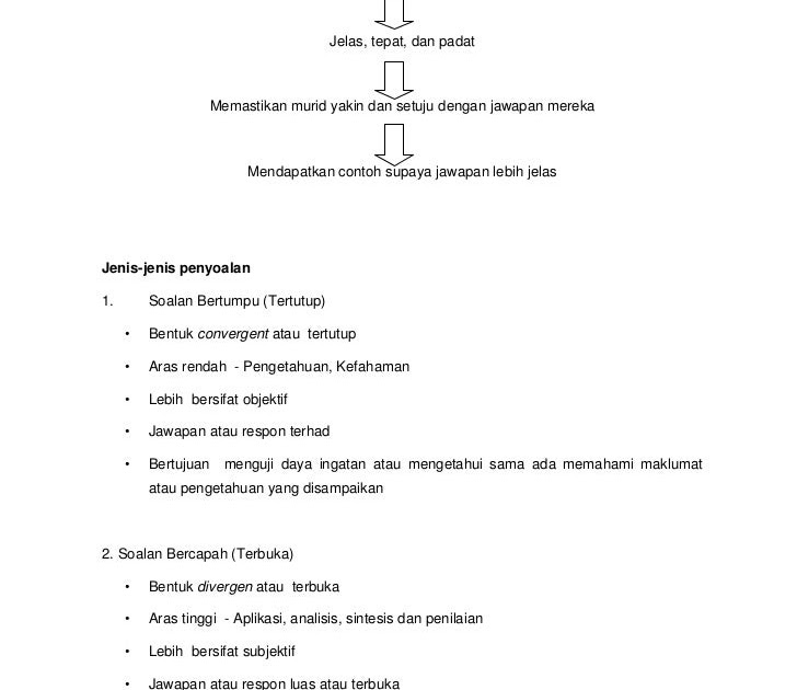 Contoh Soalan Subjektif Respon Terhad - Contoh RR