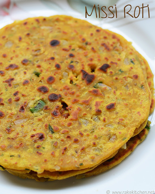 Missi roti recipe | Easy Indian dinner recipes - Raks Kitchen
