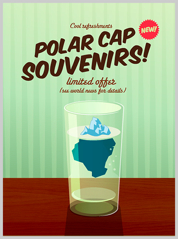 Modern global warming poster