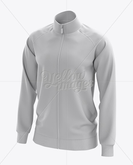 Download Download Men's Hooded Windbreaker Jacket Mockup