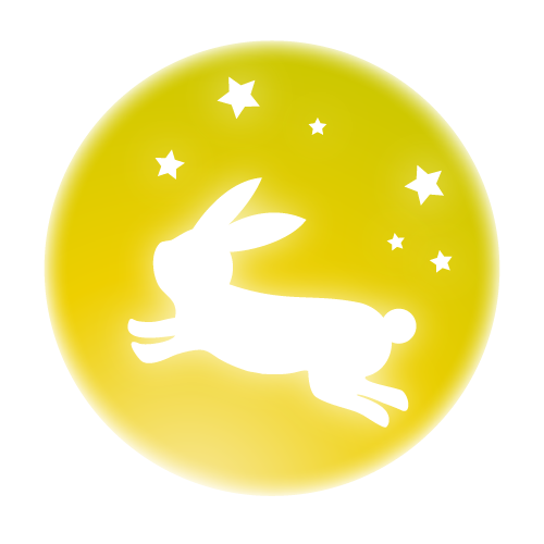 あなたのためのイラスト ラブリーかわいい 月 うさぎ イラスト