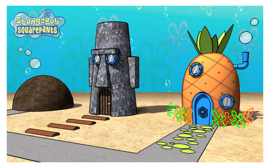  Gambar Rumah Spongebob  Gambar  Con
