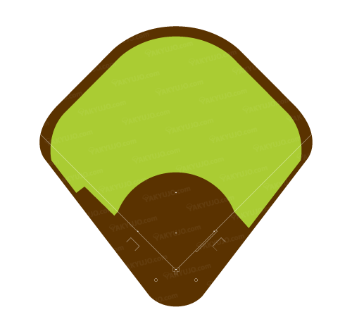 ロイヤリティフリー野球 スタジアム 野球 場 イラスト スーパーイラストコレクション