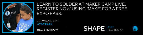 Learn to Solder - Maker Camp Live. Register using “Make” for free.