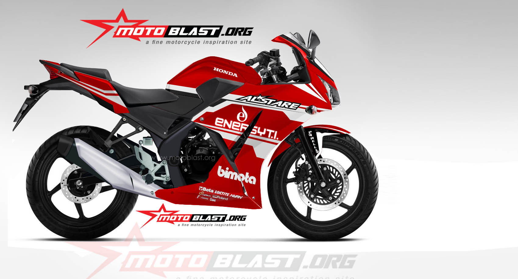 Top Modifikasi Honda Cbr 150r Warna Merah Modifikasi Motor