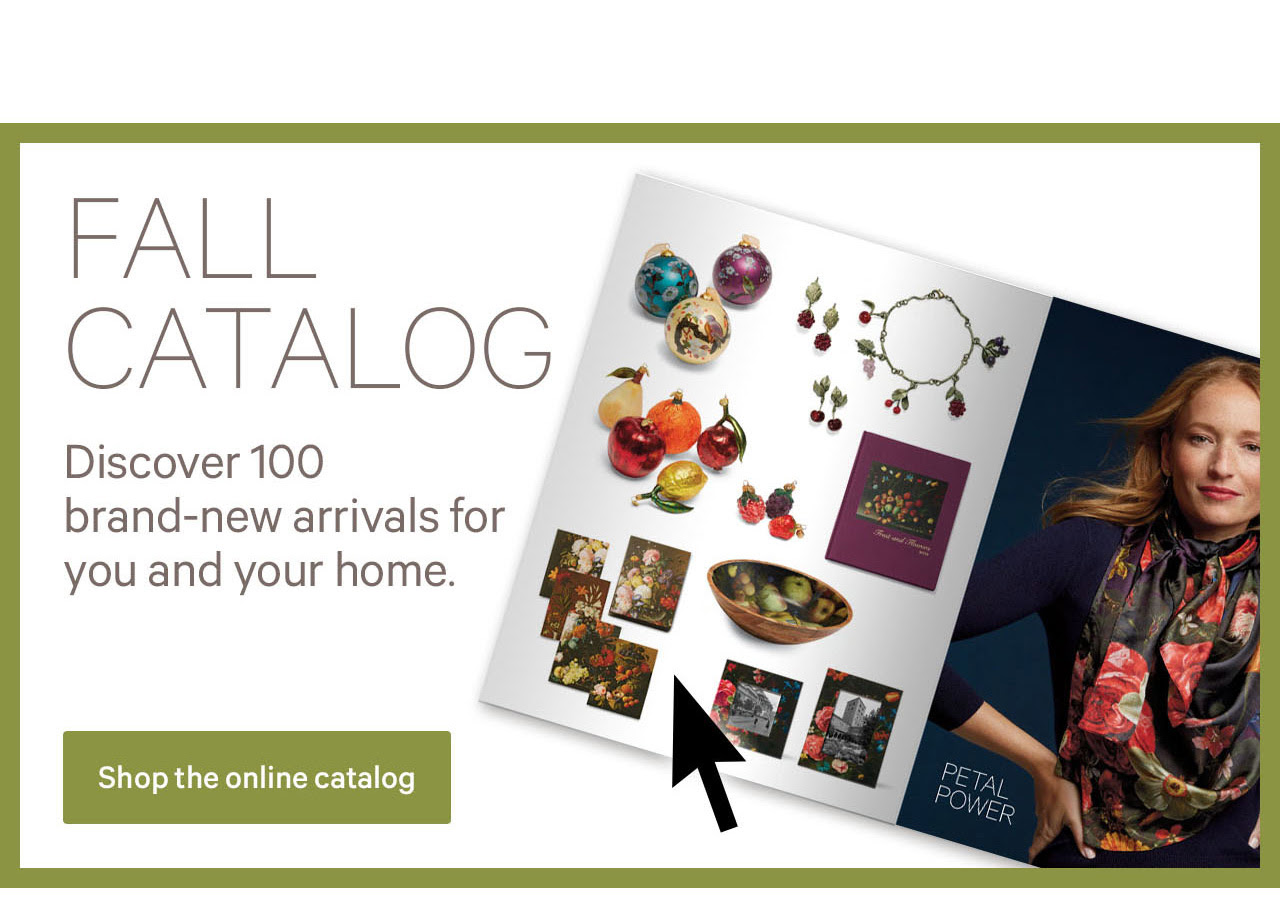 Catálogo de outono |  Descubra 100 novidades para você e sua casa |  Compre o catálogo online