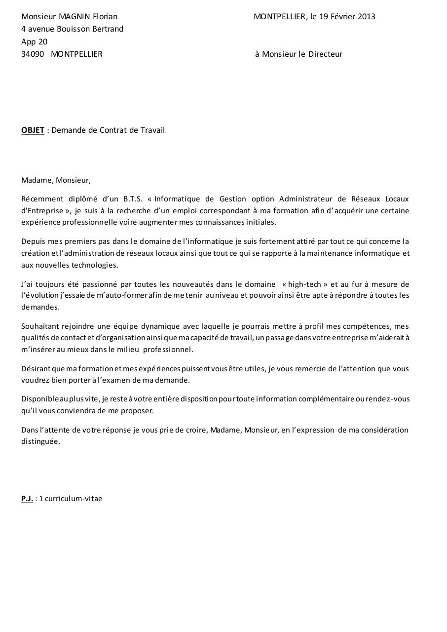 Lettre De Motivation Travail En Creche Sans Diplome  Berkata p