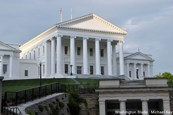 Opponents same-sex marriage. Virginia Senate eliminate a law that discriminate for believing only in marriage between a man and a woman