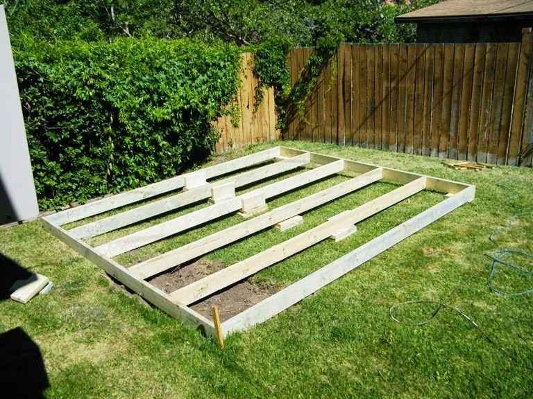 how to build a 8x8 shed foundation - barn shed plans