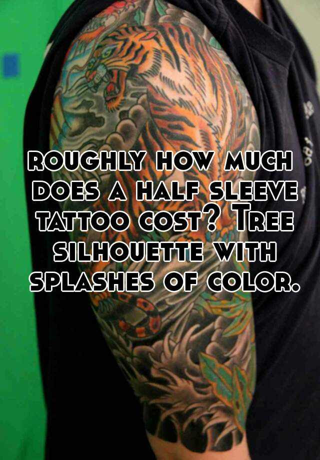 Half sleeves tattoos are now in trend, mostly those people who have large biceps are going for large kinds of tattoo designs on their half sleeve. Tattoo Cost Half Sleeve Deera Chat Blog