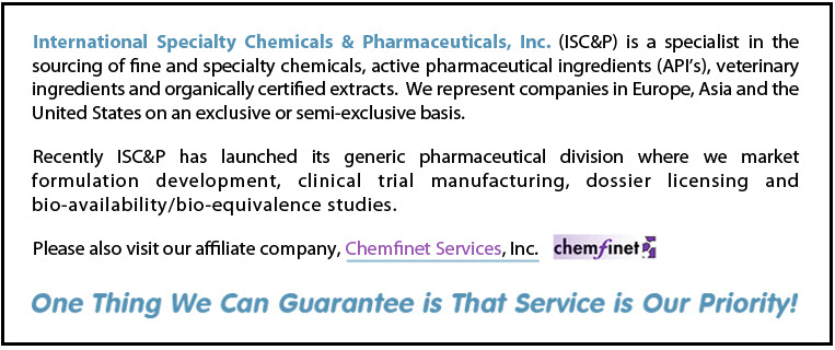 Established in the year 1978, 'unilab chemicals & pharmaceuticals private limited' is a prominent firm involved in manufacturing and supplying pharmaceutical drugs & formulations. International Specialty Chemicals Specialists In The Sourcing Of Fine And Specialty Chemicals