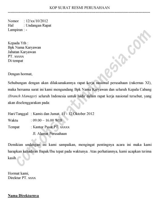 Contoh Surat Pernyataan - Contoh U