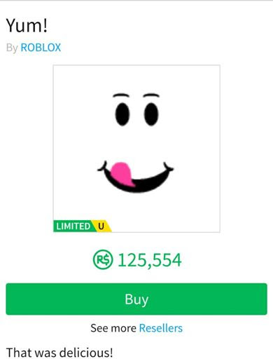 Roblox Face Limited - roblox limited face