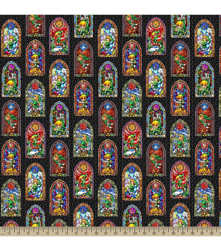 Check spelling or type a new query. Nintendo The Legend Of Zelda Stained Glass Cotton Fabric Shop Fabric Llc