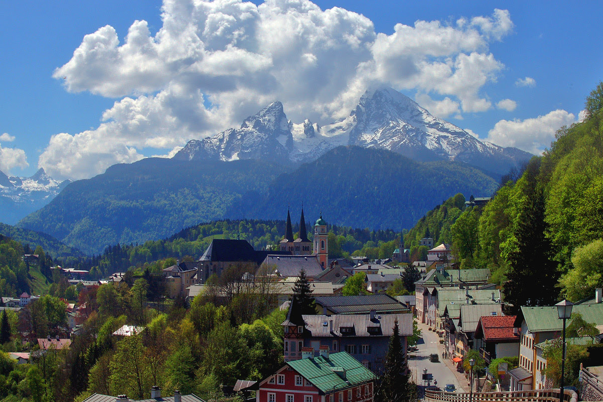 Berchtesgaden is a municipality in the district berchtesgadener land, bavaria, in southeastern germany, near the border with austria, 30 km (19 mi) south of . Berchtesgaden History Location Bavaria
