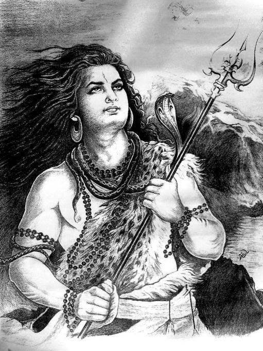 Latest HD 4k Ultra Hd Lord Shiva Black And White Hd Wallpaper