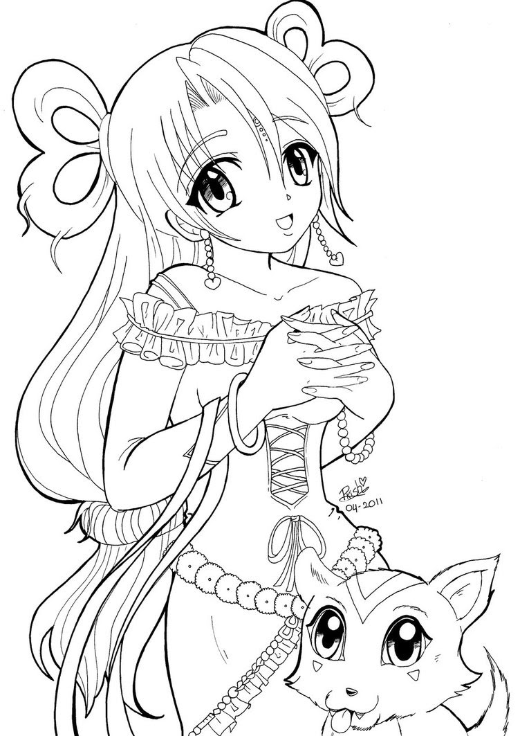 60526 kb 1216 x 1668 source. Cute Anime Coloring Pages To Print At Getdrawings Free Download