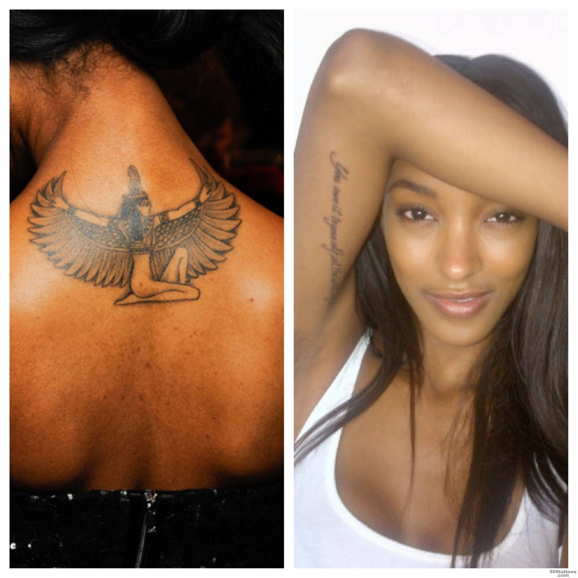The two notes are the sixteenth note and a treble clef, which were inspired by her love for music and the importance it holds in her life. Rihanna Tattoos Photo Num 966