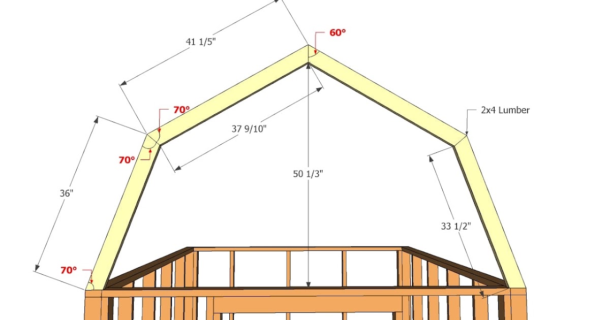 Free shed plans 20 x 12