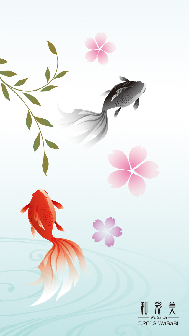 スマホ 金魚 壁紙 ただ素晴らしい花