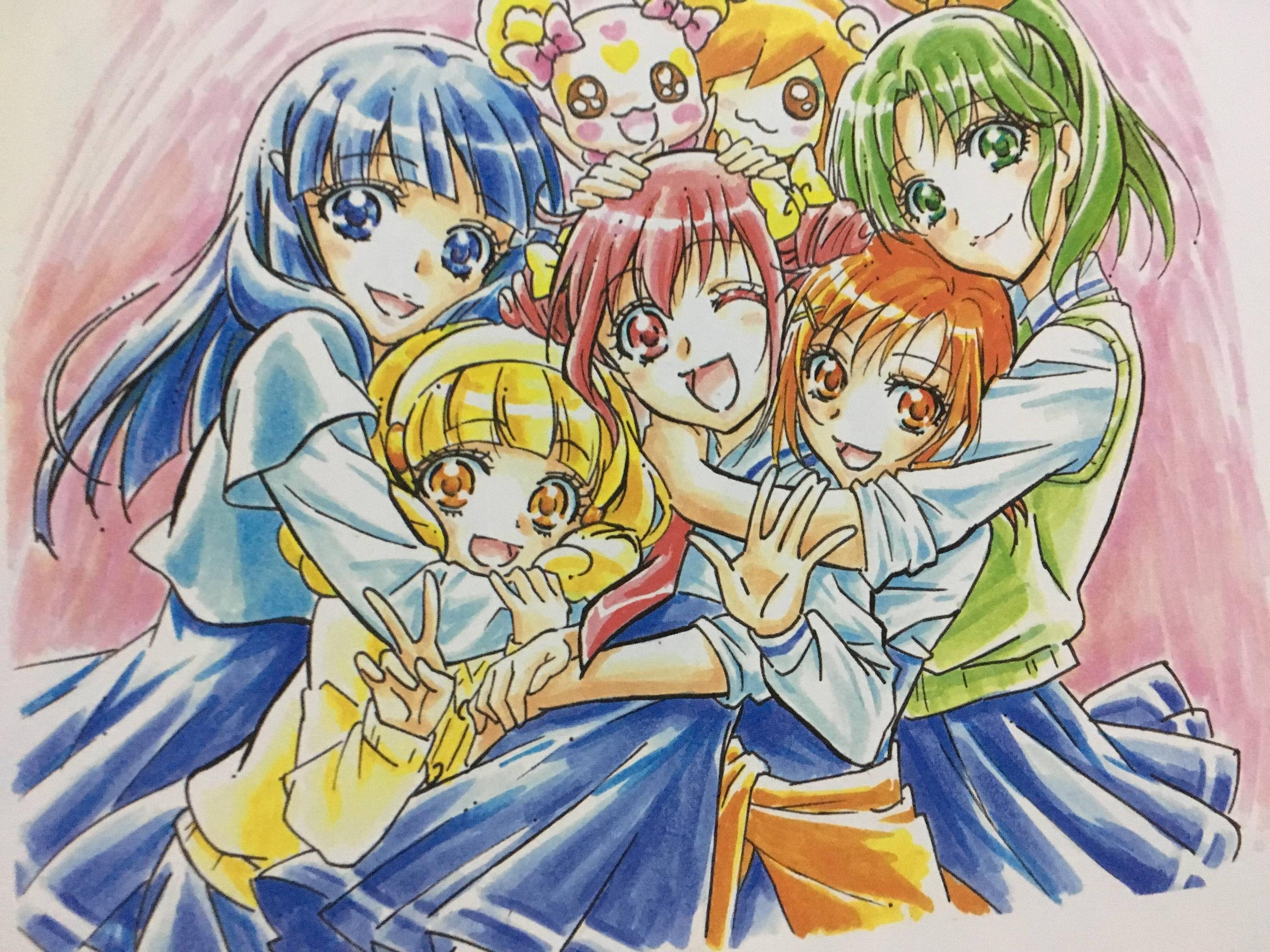 最高のイラスト画像 トップ100スマイル プリキュア かわいい