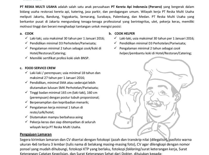 Contoh Cv Lamaran Kerja Cook Helper Contoh Surat Lamaran Kerja Di Hotel Sebagai Cook Helper Kumpulan Kerjaan Di Sini Penulis Juga Sudah Menyediakan Cara Membuat Dan Beberapa Contoh Cv Yang