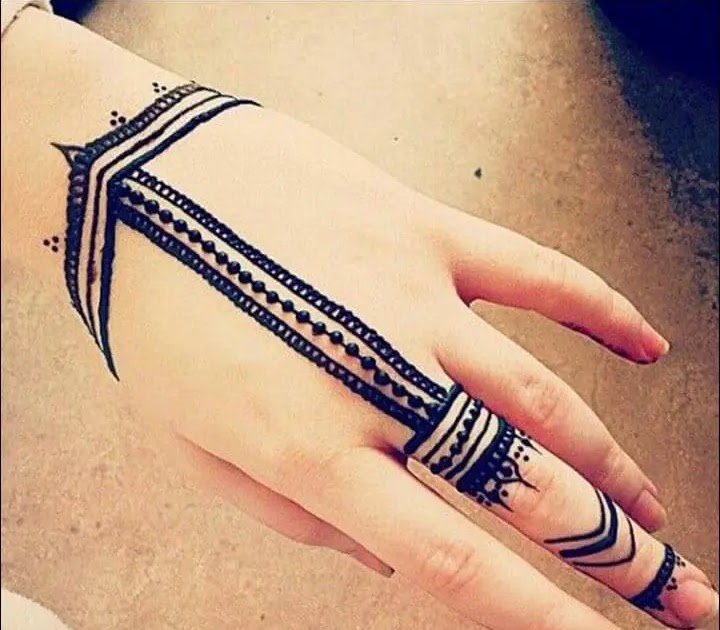 41 Gambar  Henna  Tangan Full Paling Modern Dan Nyaman