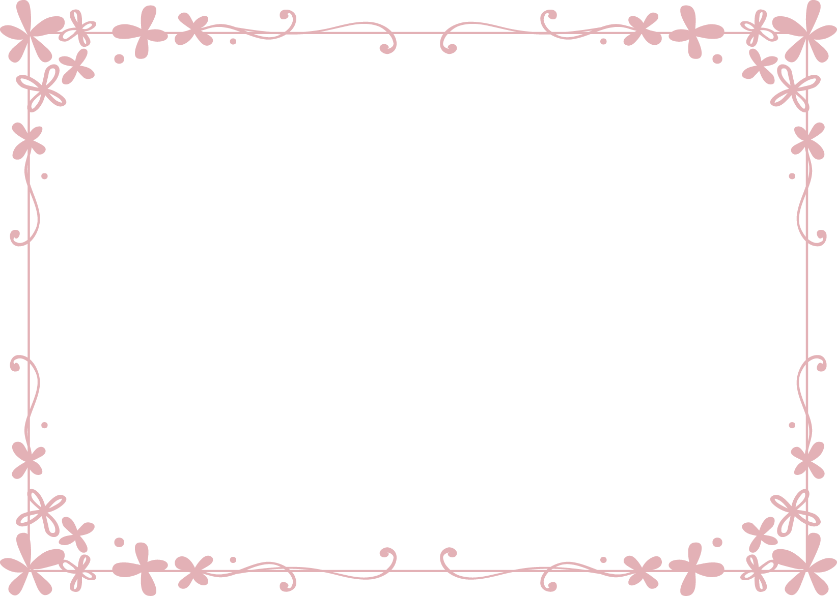 ロイヤリティフリー花枠 イラスト フリー 最高の花の画像