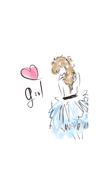 最も共有された かわいい 水彩 イラスト 女の子 かわいい 水彩 イラスト 女の子 Gorylimo