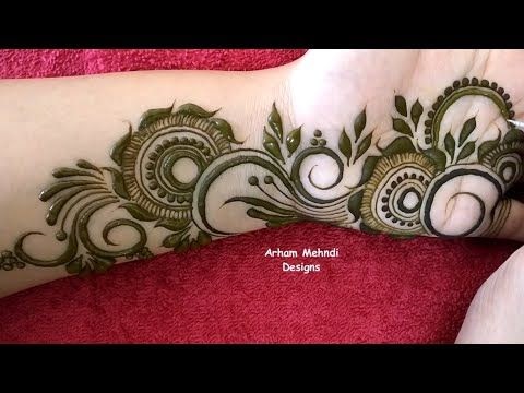 Easy Front Hand Stylish Easy Front Hand Easy Mehndi Designs