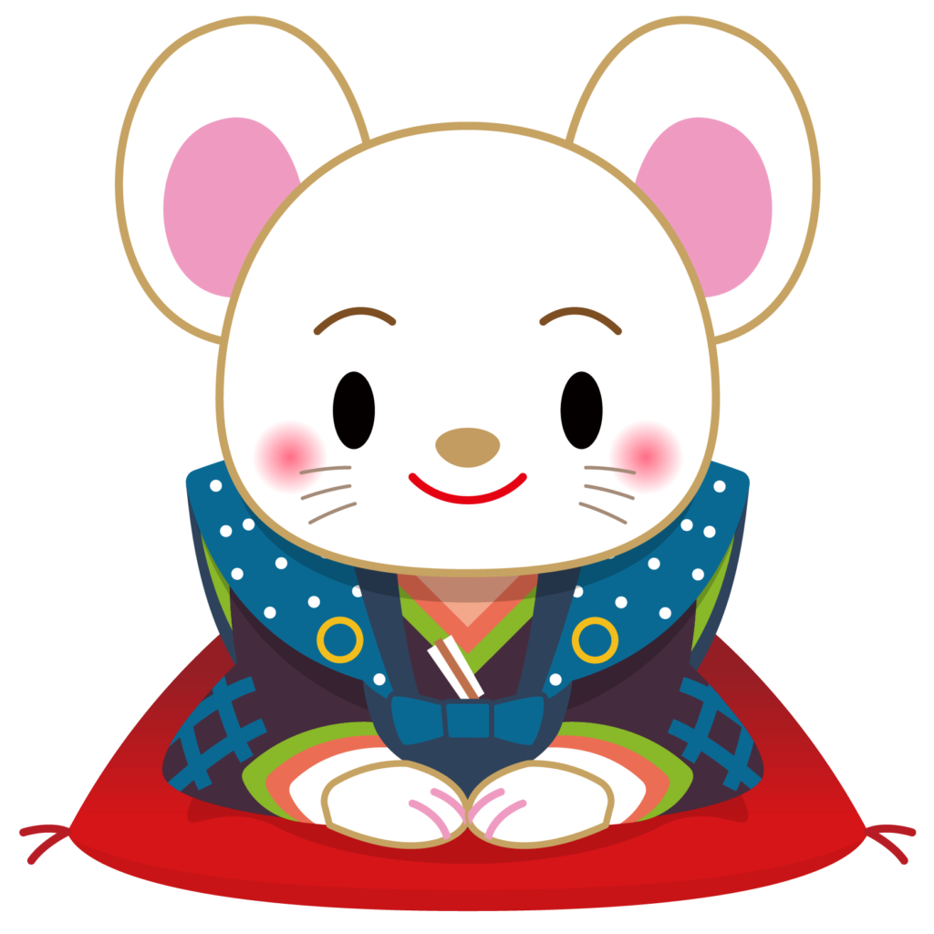 美しい花の画像 心に強く訴えるねずみ イラスト フリー素材