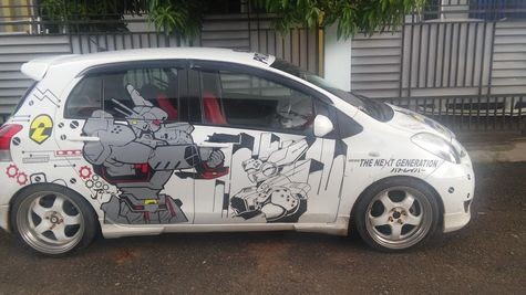 Cari Gambar Cutting Sticker Mobil Yaris