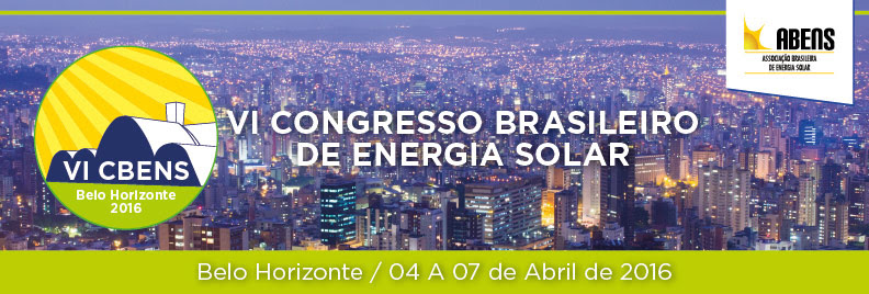 VI CBENS: Congresso Brasileiro de Energia Solar. Newsletter