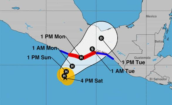 Hurricane warning issued in Oaxaca as Tropical Storm Agatha gains strength