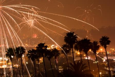 Primm Nevada Fireworks Dusk