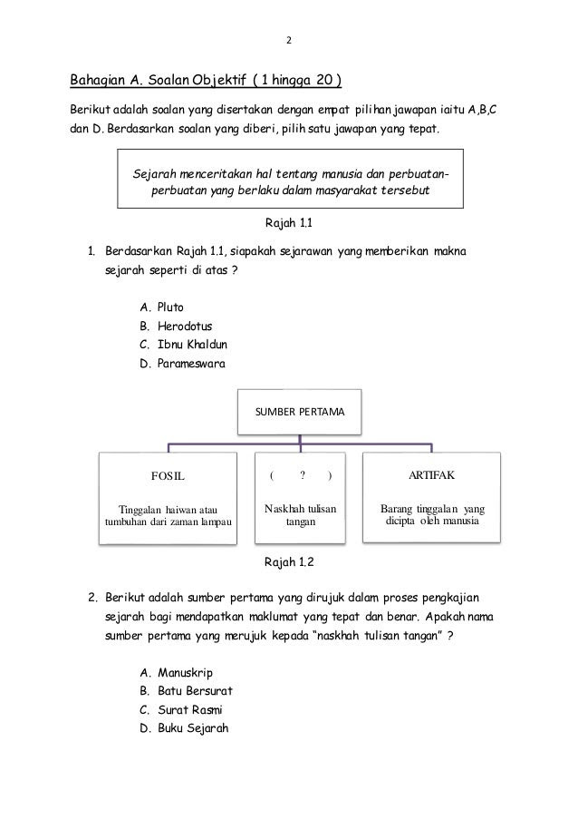 Soalan Peperiksaan Pertengahan Tahun Darjah 4 Beserta 