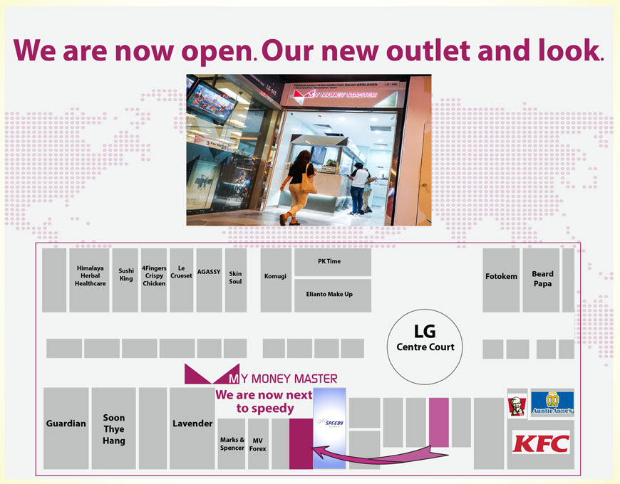 money changer mid valley rate