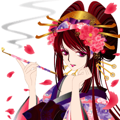 最新のhdかっこいい 綺麗 花魁 イラスト ディズニー帝国