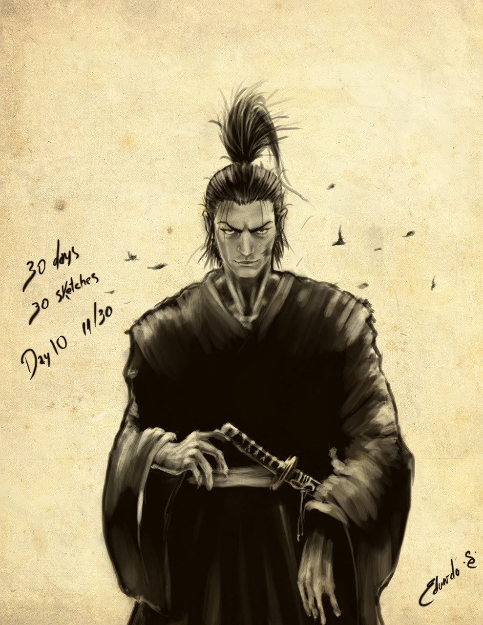 最高の無料イラスト 心に強く訴えるかっこいい 侍 イラスト フリー