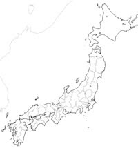 Ngagolak 日本地図 白地図 フリー素材