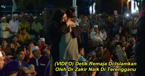 (VIDEO) Detik Remaja Di Islamkan Oleh Dr. Zakir Naik Di 