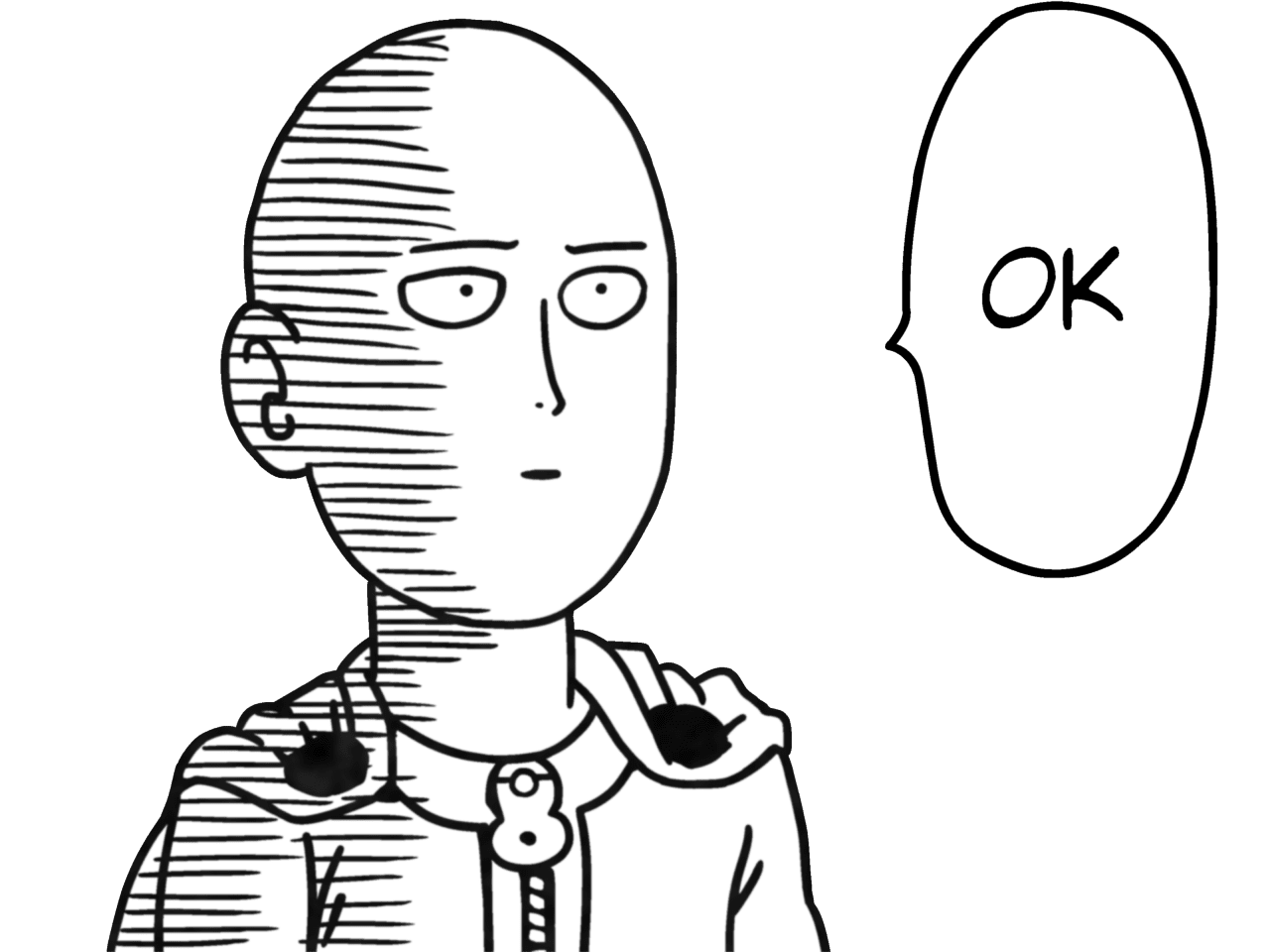 One Punch Man Saitama Ok Transparent Png Stickpng Tons of awesome one punch man saitama wallpapers to download for free. stickpng