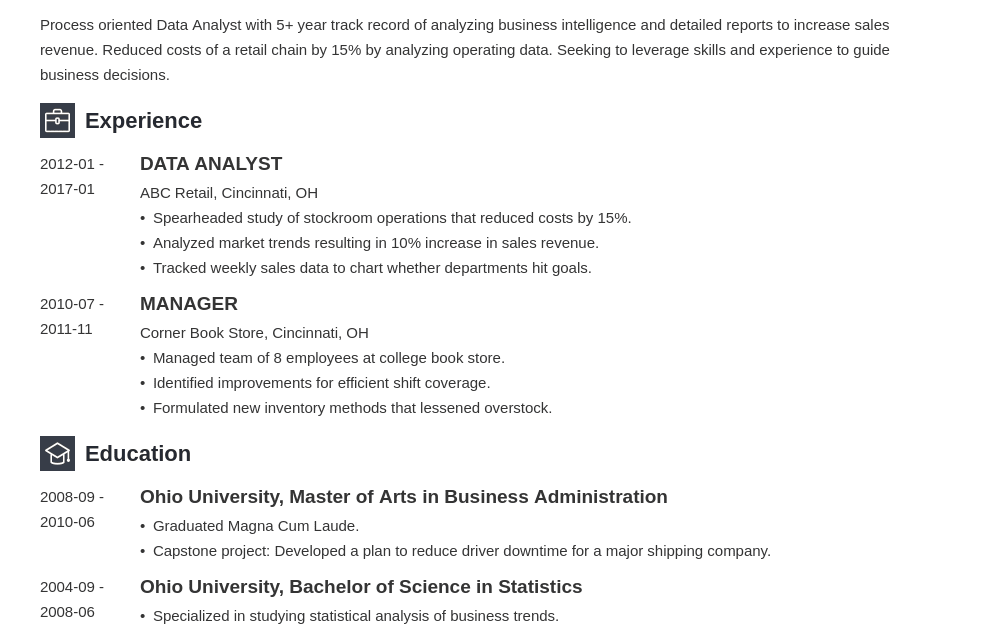 A Short And Engaging Pitch About Yourself : Teacher Resume ...