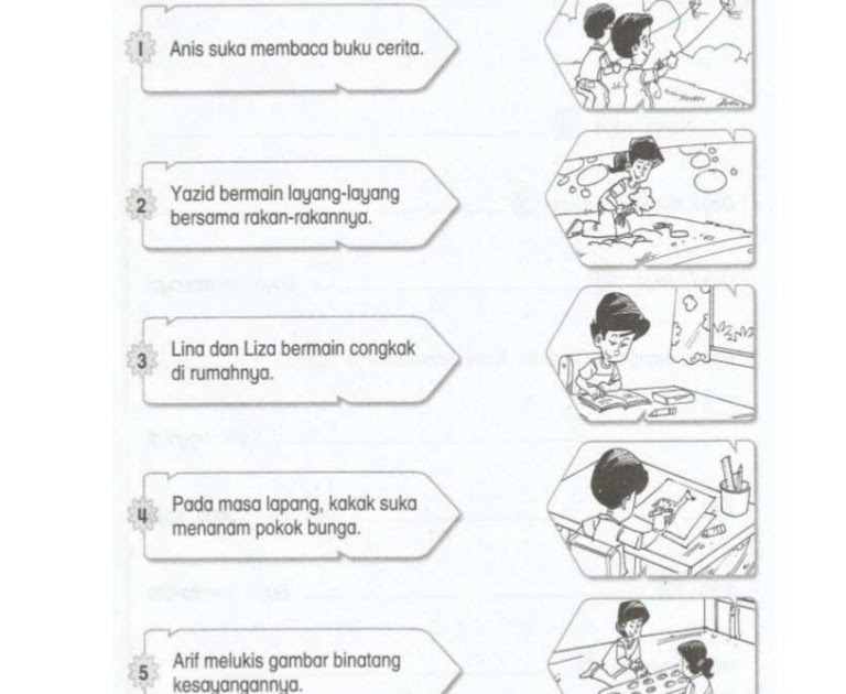 Soalan Bahasa Melayu Tahun 2 Ujian Mac - Contoh 49