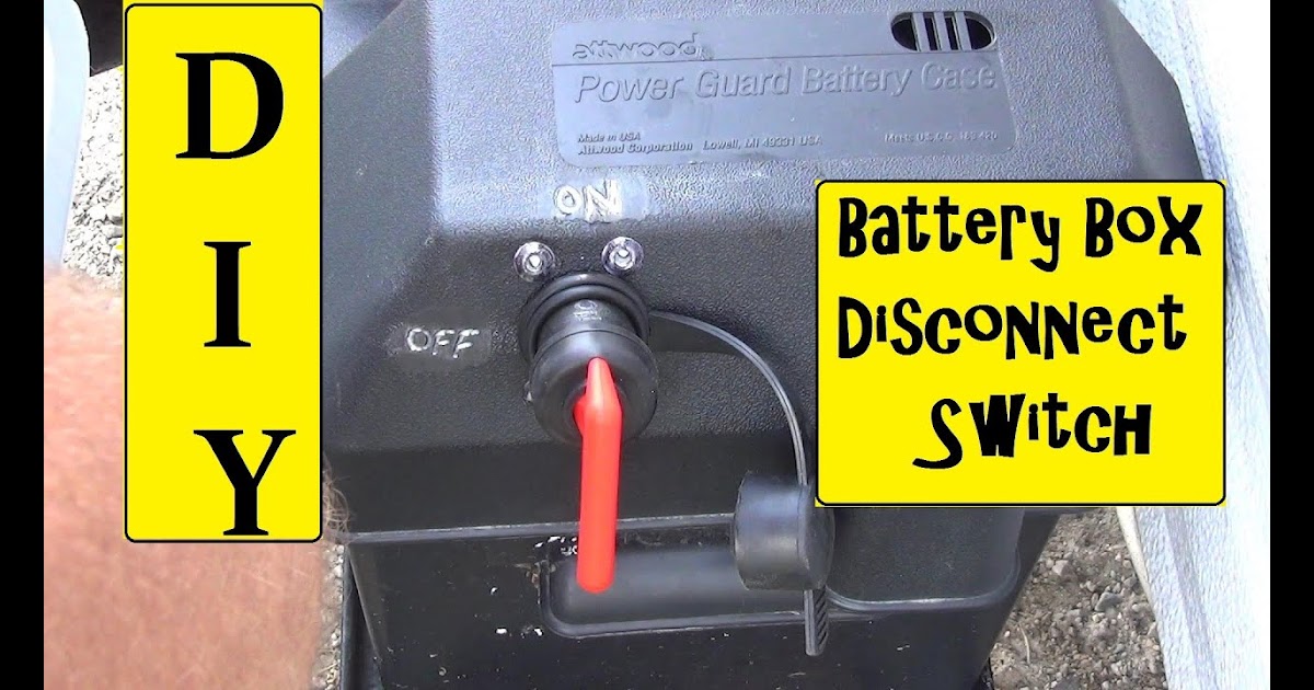 Diy Battery Kill Switch ~ battery reconditioning process