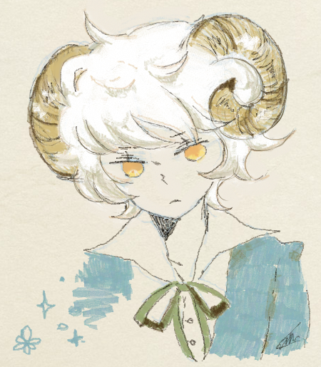 ベストコレクション ツノ イラスト 羊 がざとわっ
