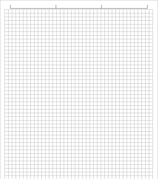 19 beautiful 1 cm squared paper